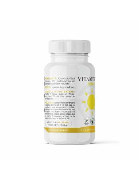 Vitamine D3 1000 UI- Complément alimentaire - Laboratoire Phytotherapie