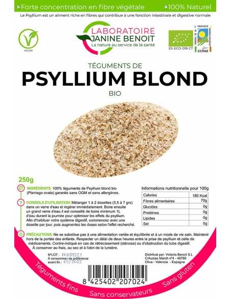 Téguments de psyllium BIO