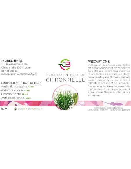 Huile Essentielle Citronnelle