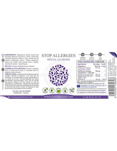 Stop Allergies - Réactions allergiques