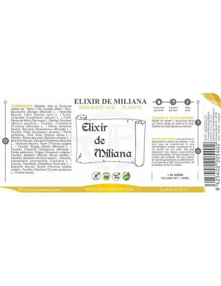 Elixir de Miliana - Dépuratif naturel à base de plantes - 500 ML