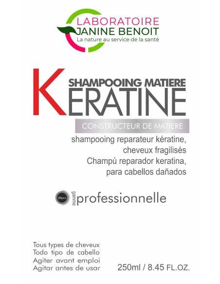 Keratine Shampooing - Constructeur de matière