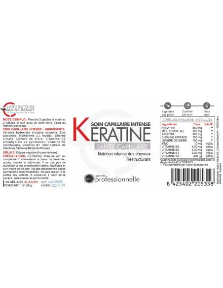 Gamme complète Keratine - Soins naturels intensifs anti-chute cheveux