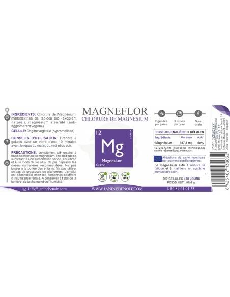 Magneflor - Complément alimentaire à base de chlorure de magnésium