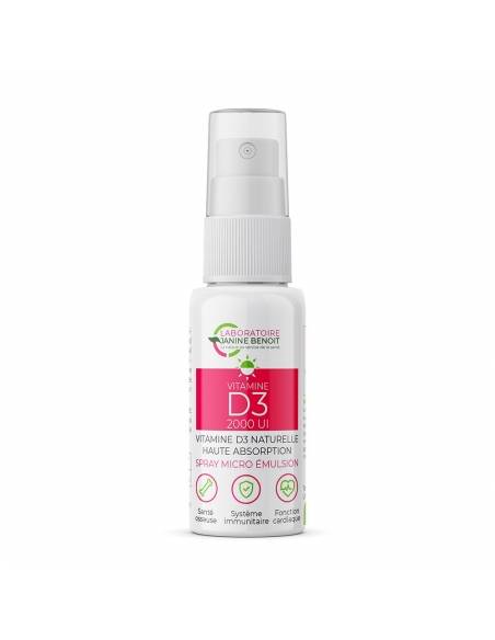 Vitamine D3 Spray Microémulsion - LylMicro™ de face