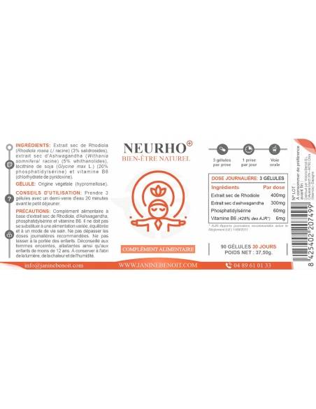 Neurho+ etiquette