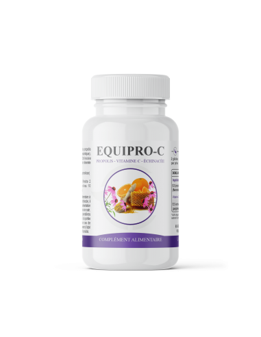EQUIPRO C - Complément alimentaire - Equinacée - Propolis - Vitamine C