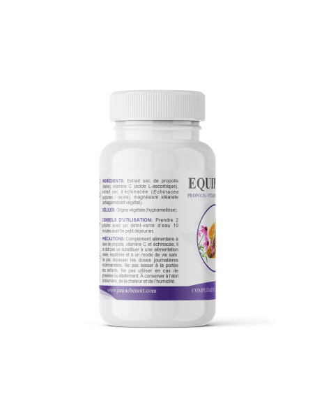 EQUIPRO C - Complément alimentaire - Equinacée - Propolis - Vitamine C