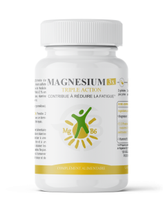 Magnésium 3x  – Apport en Magnésium, Rhodiole et Vitamine B6