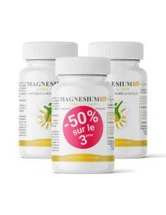 Magnésium 3x  – Apport en Magnésium, Rhodiole et Vitamine B6 2