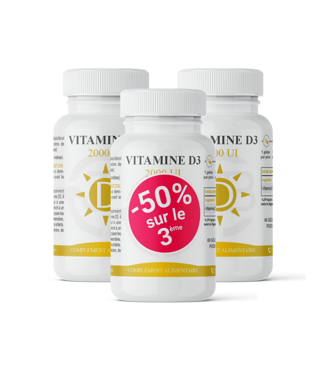 Vitamine D3 - Apport indispensable pour notre bonne santé.
