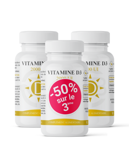 Vitamine D3 - Apport indispensable pour notre bonne santé.