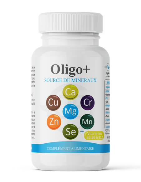 OLIGO+ - Minéraux, Oligo-éléments et vitamines