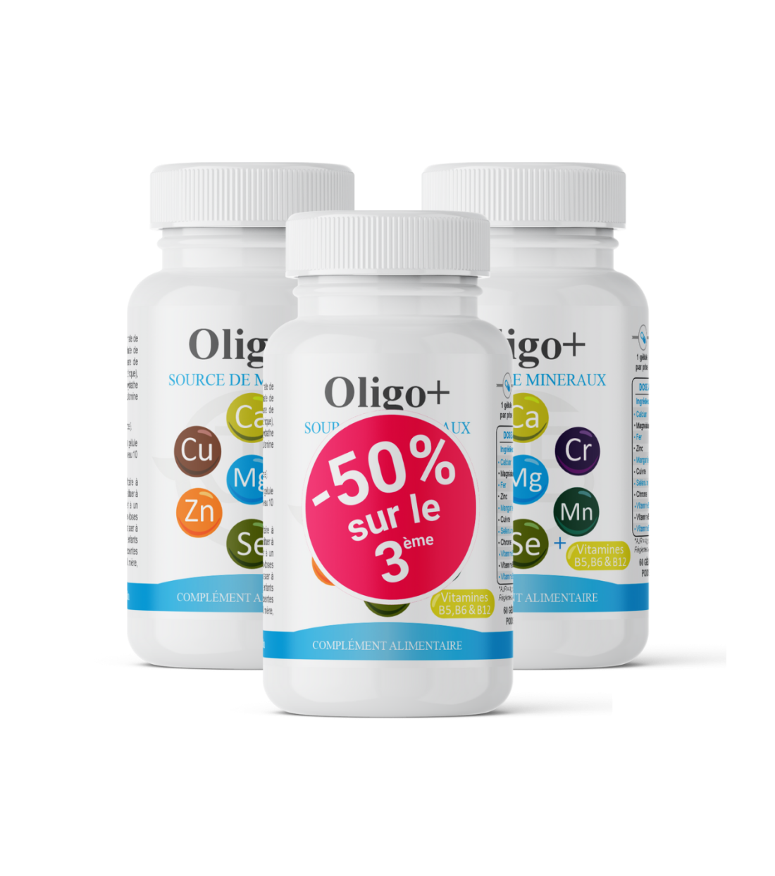 OLIGO+ - Minéraux, Oligo-éléments et vitamines