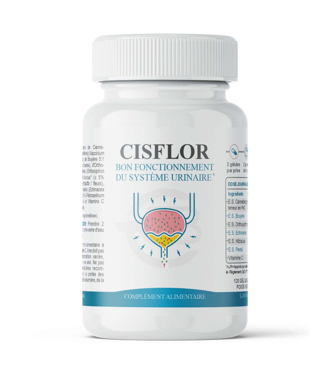 Cisflor – Confort urinaire - Formule concentrée en actifs végétaux