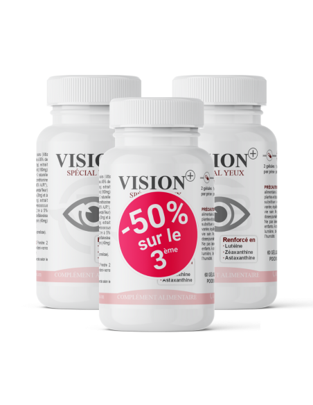 Vision + complément alimentaire pour la vue et le confort visuel