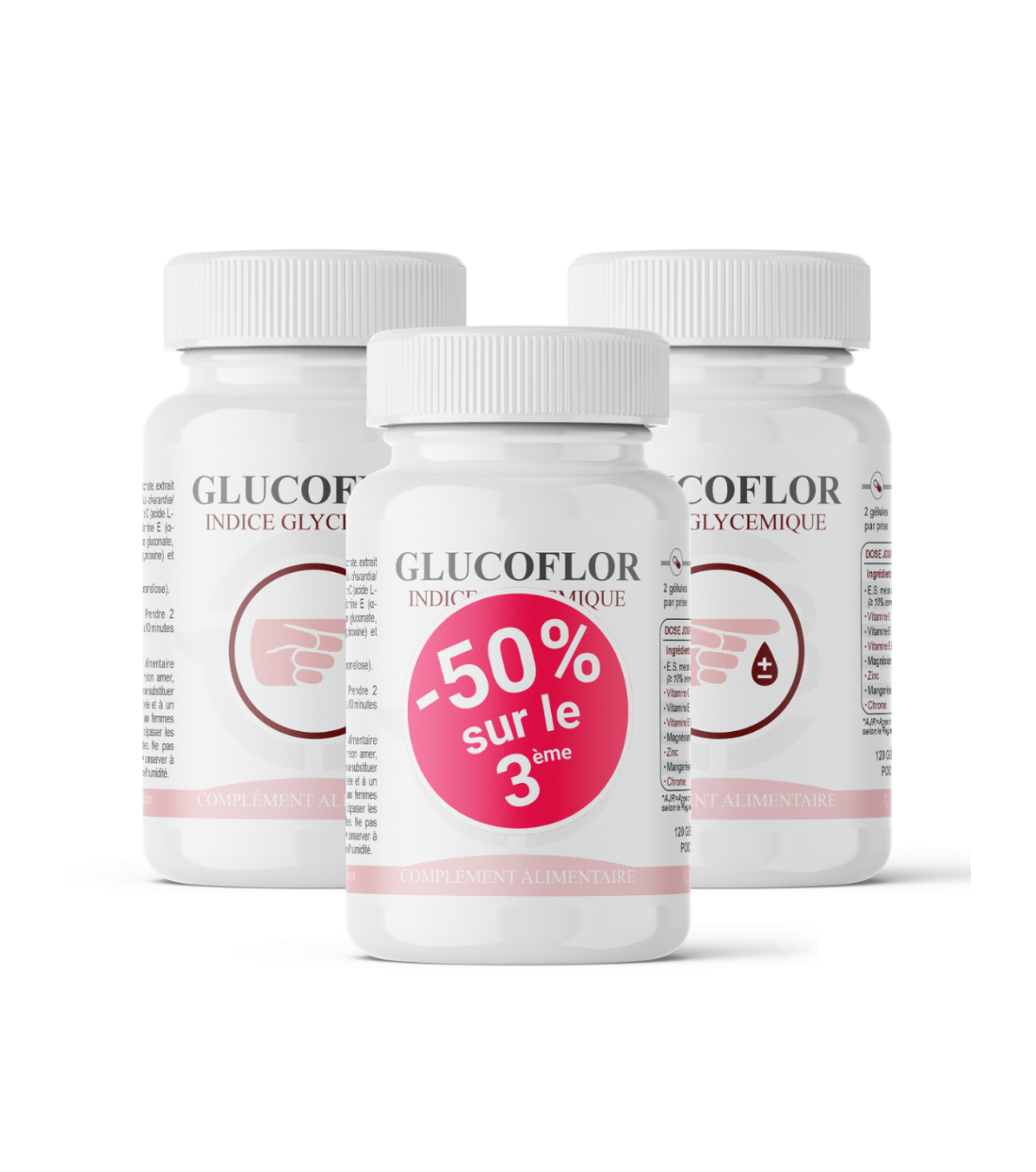 Glucoflor - complément alimentaire équilibre glycémique, taux glucose