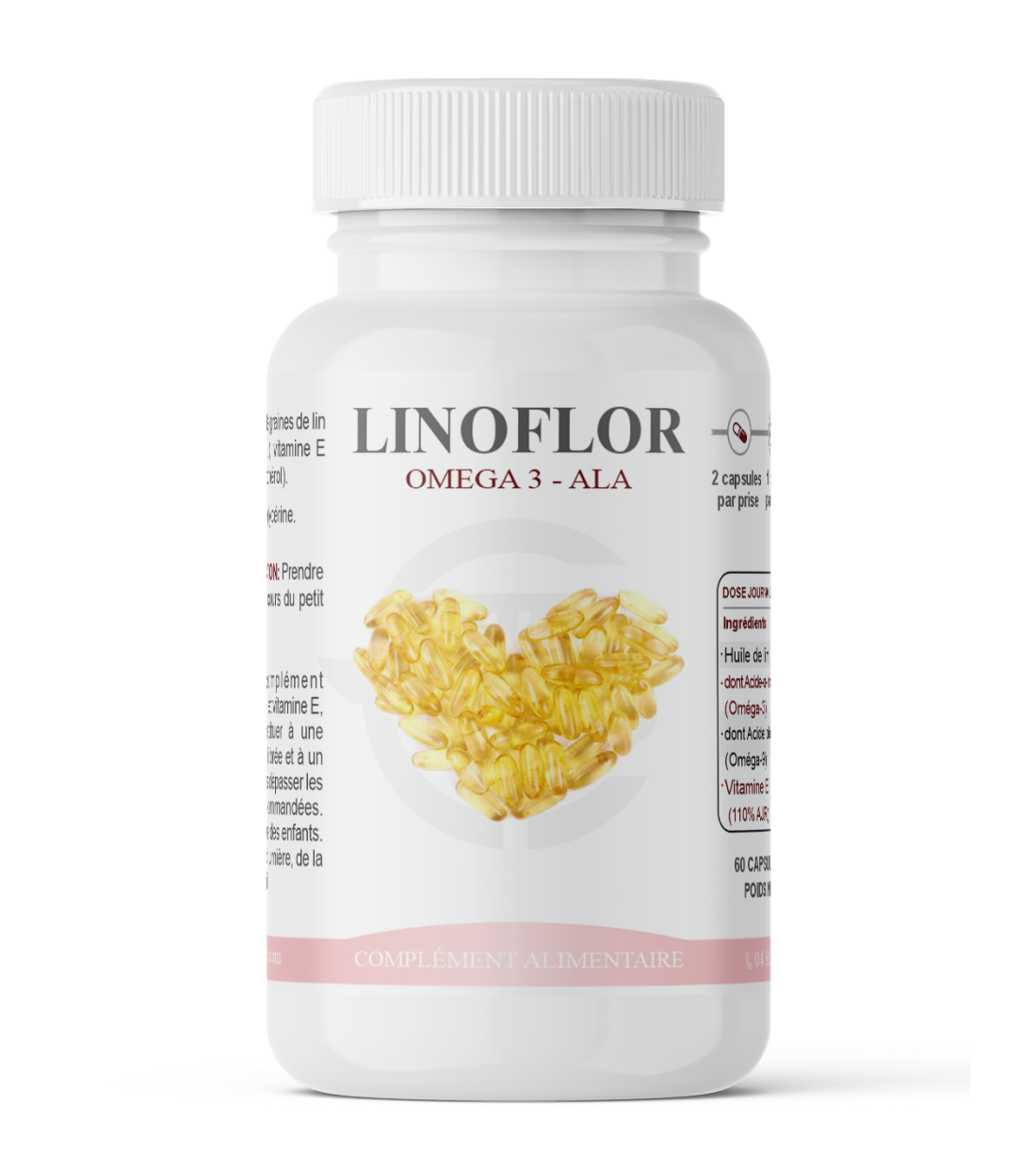 Linoflor capsules – Émotions, digestion, ménopause