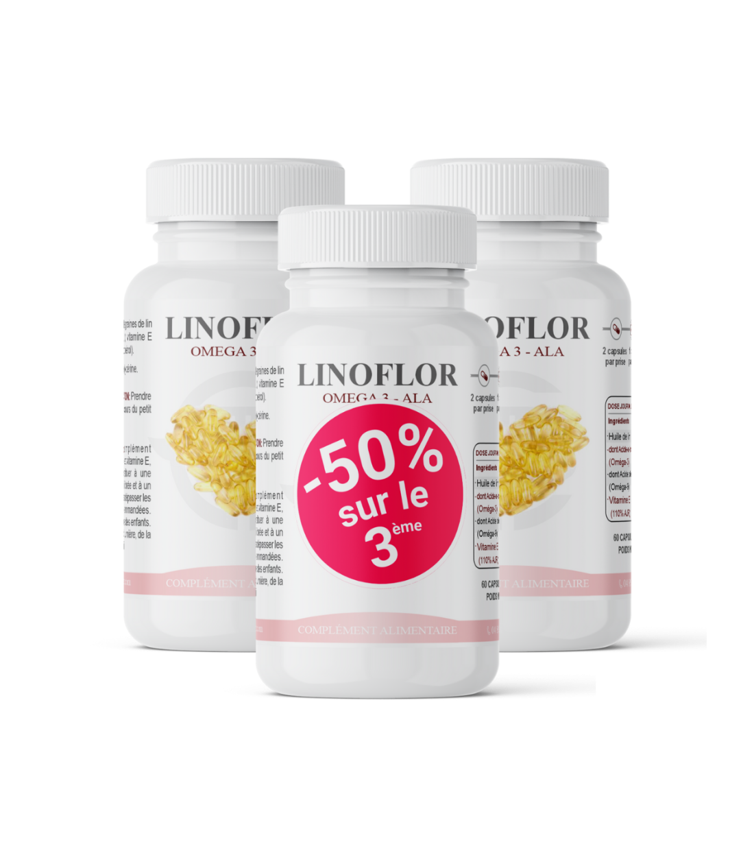 Linoflor capsules – Émotions, digestion, ménopause