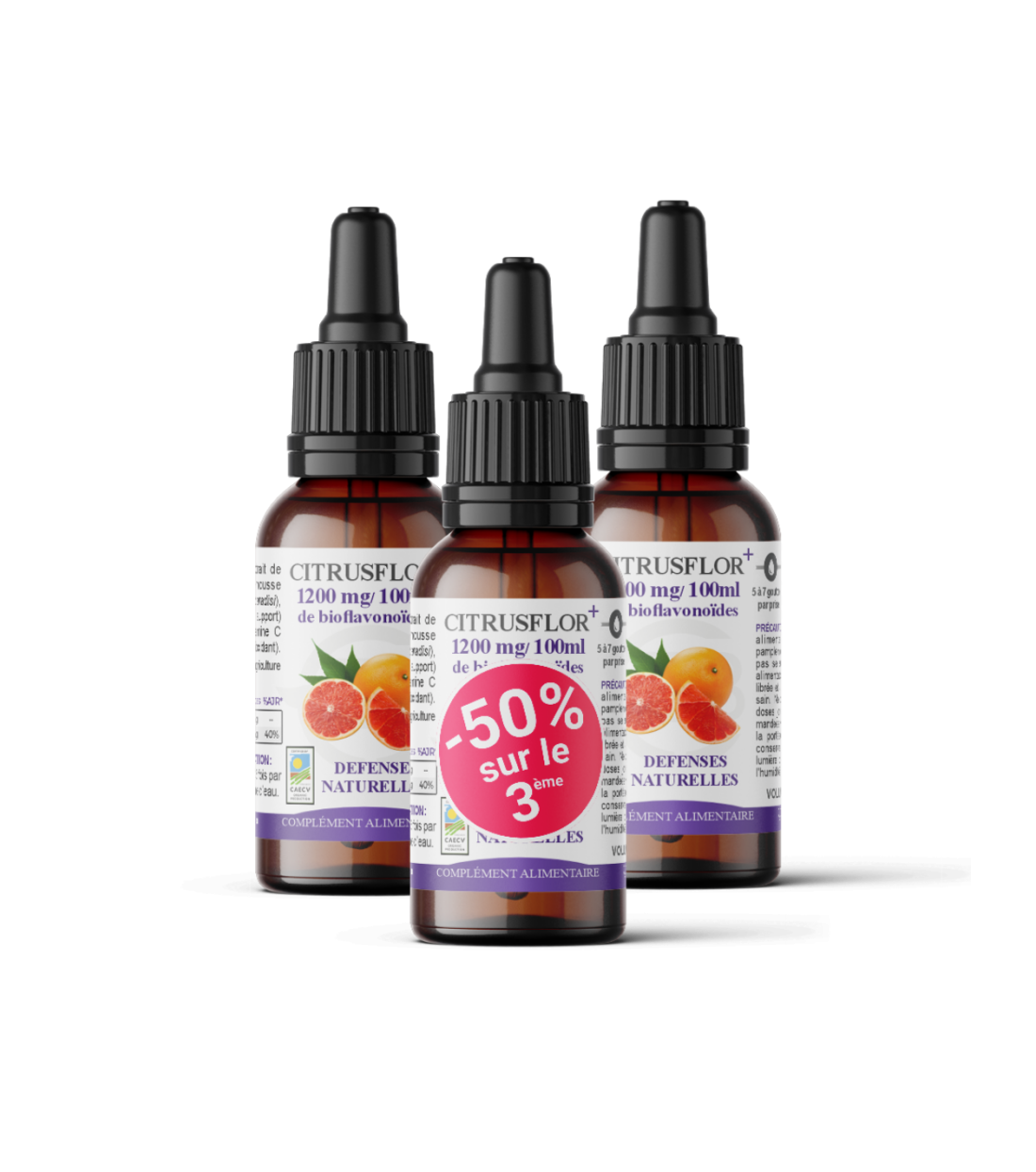 Citrusflor – Antioxydant - pépins de pamplemousse