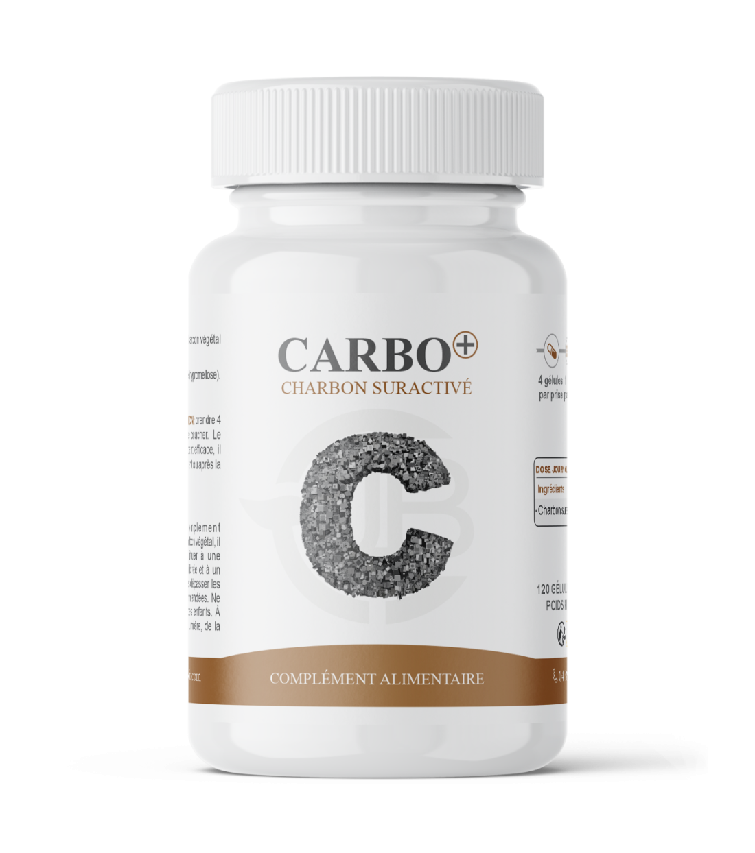 Carbo+ – Charbon végétal suractivé – système digestif