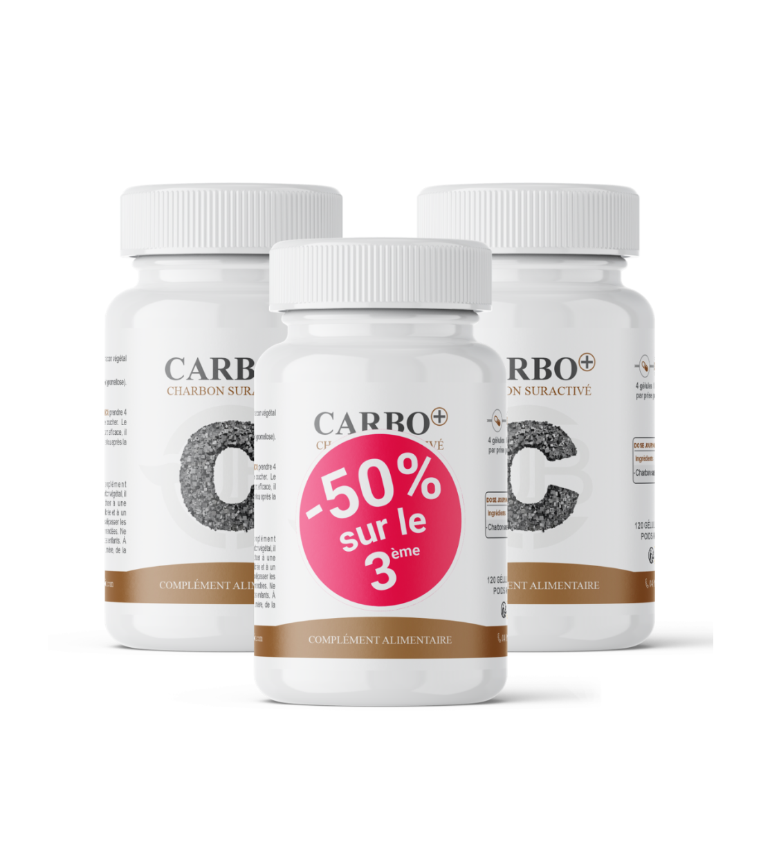 Carbo+ – Charbon végétal suractivé – système digestif