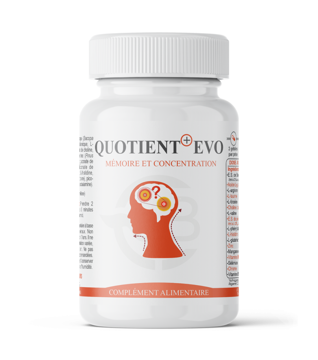 Quotient+ EVO gélules – Performances cognitives