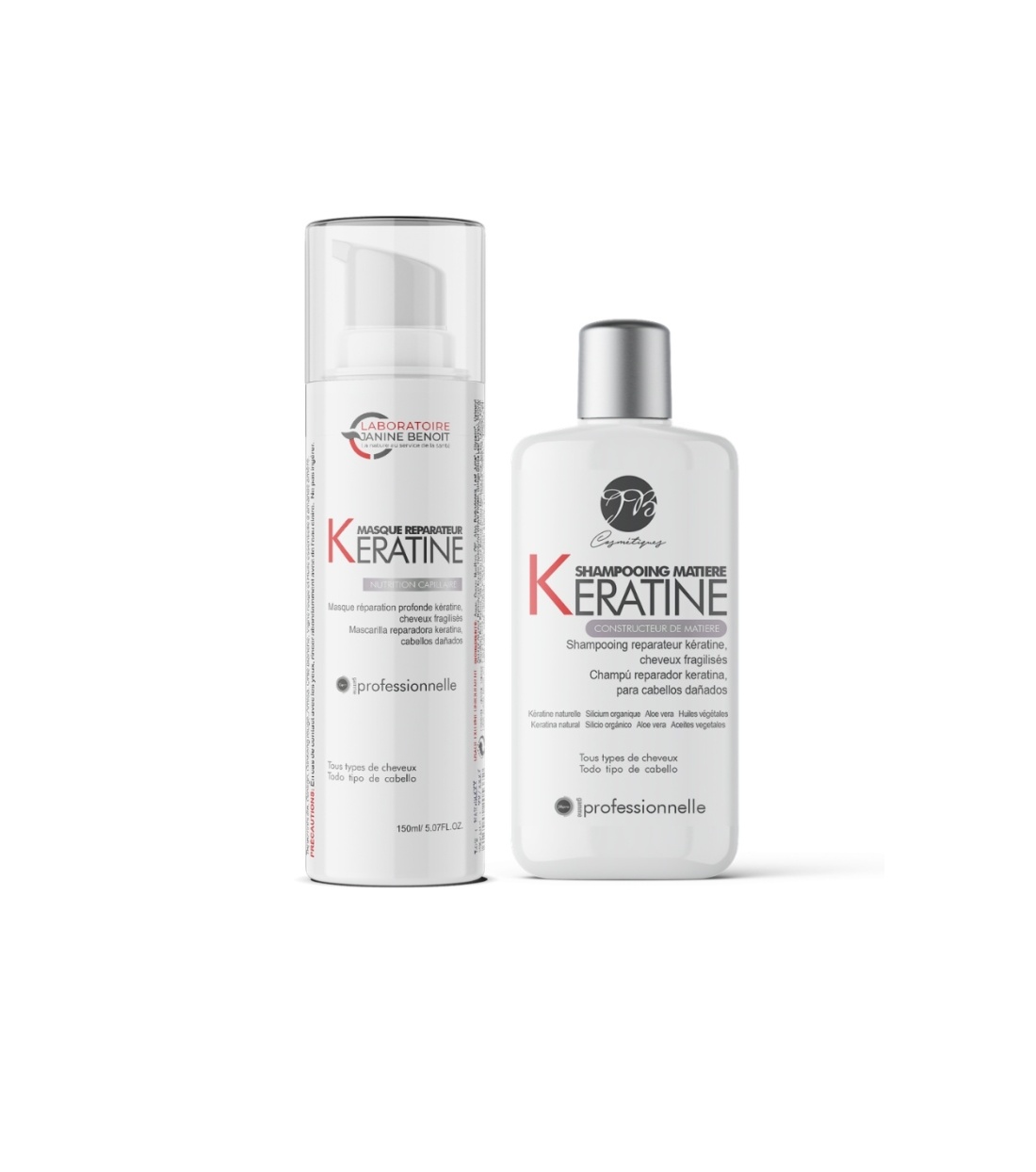 Pack Keratine : Shampooing + Masque. - Phytotherapie