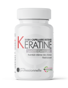Kératine gélules – Renforcement cheveux et ongles