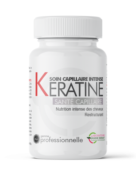 Kératine gélules – Renforcement cheveux et ongles
