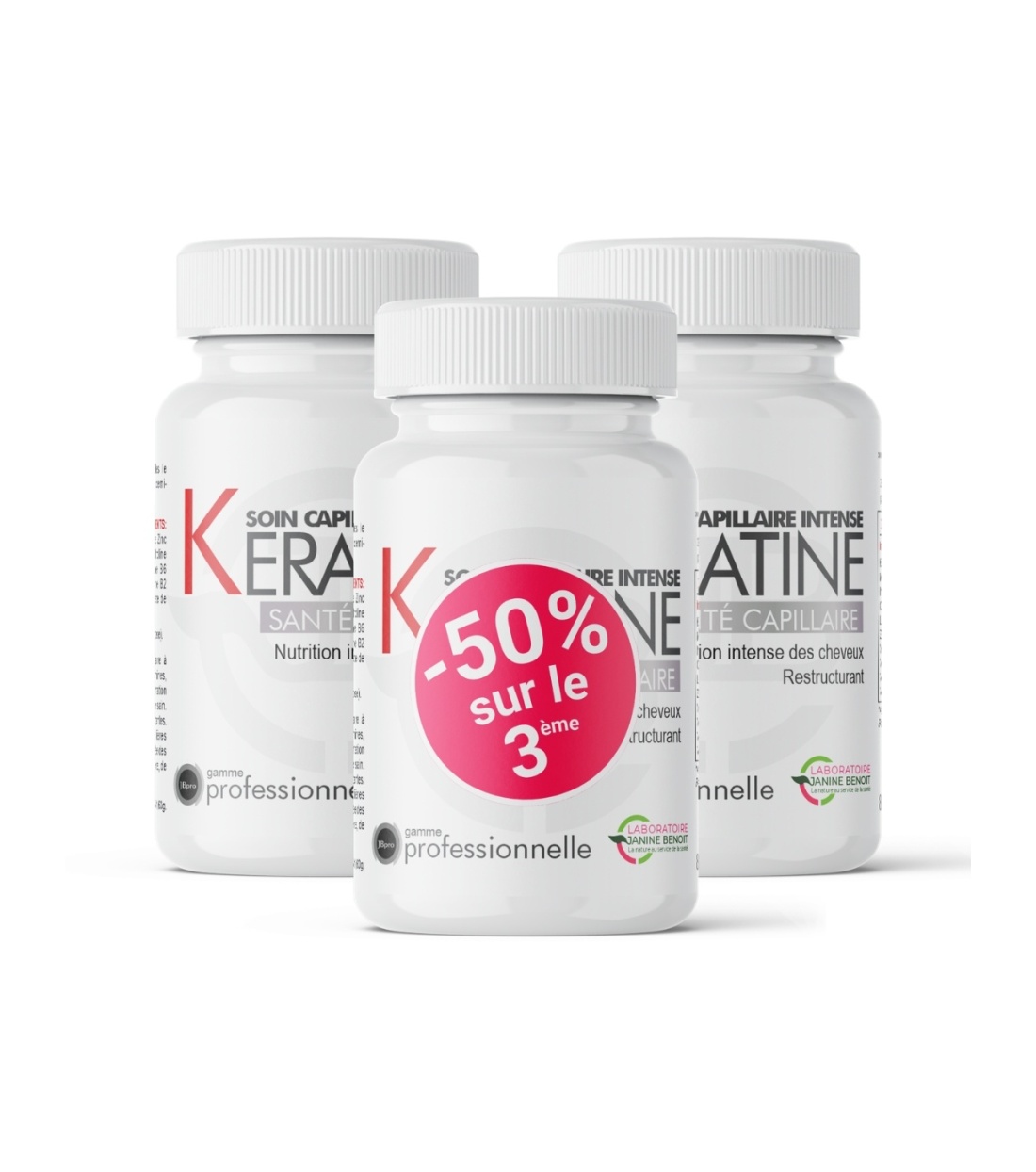 Kératine gélules – Renforcement cheveux et ongles