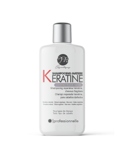 Keratine shampooing : rend les cheveux doux et éclatant de brillance.