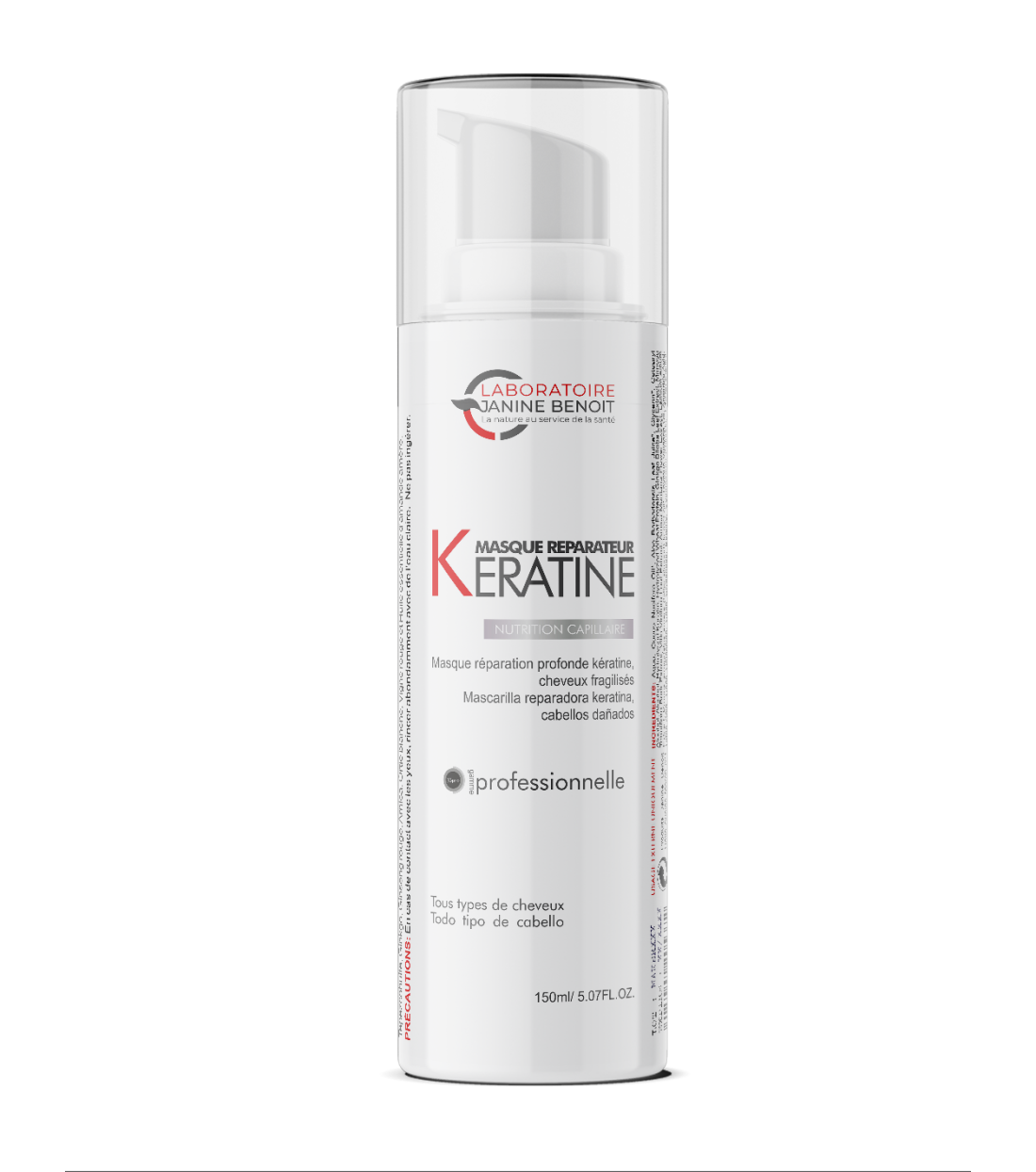 Keratine masque : pour une chevelure embellie, nourrie et brillante.