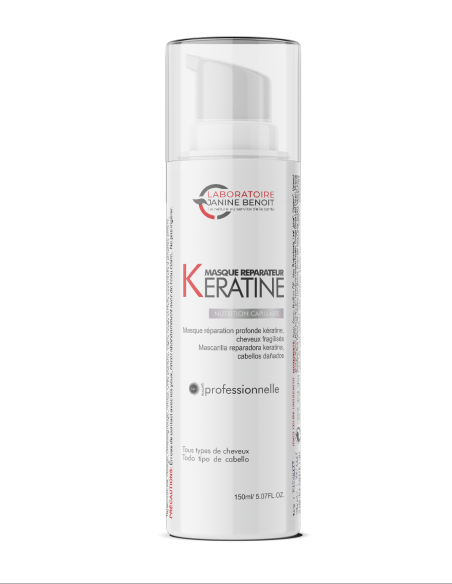 Keratine masque : pour une chevelure embellie, nourrie et brillante.