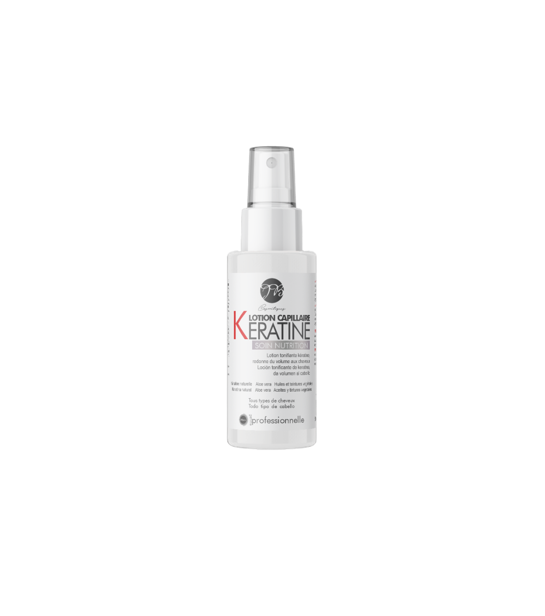 Keratine lotion : formule concentrée anti-chute de cheveux.