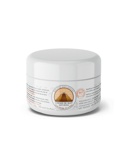 Creme de nuit antirides au Baume des Mayas : Soin du visage.