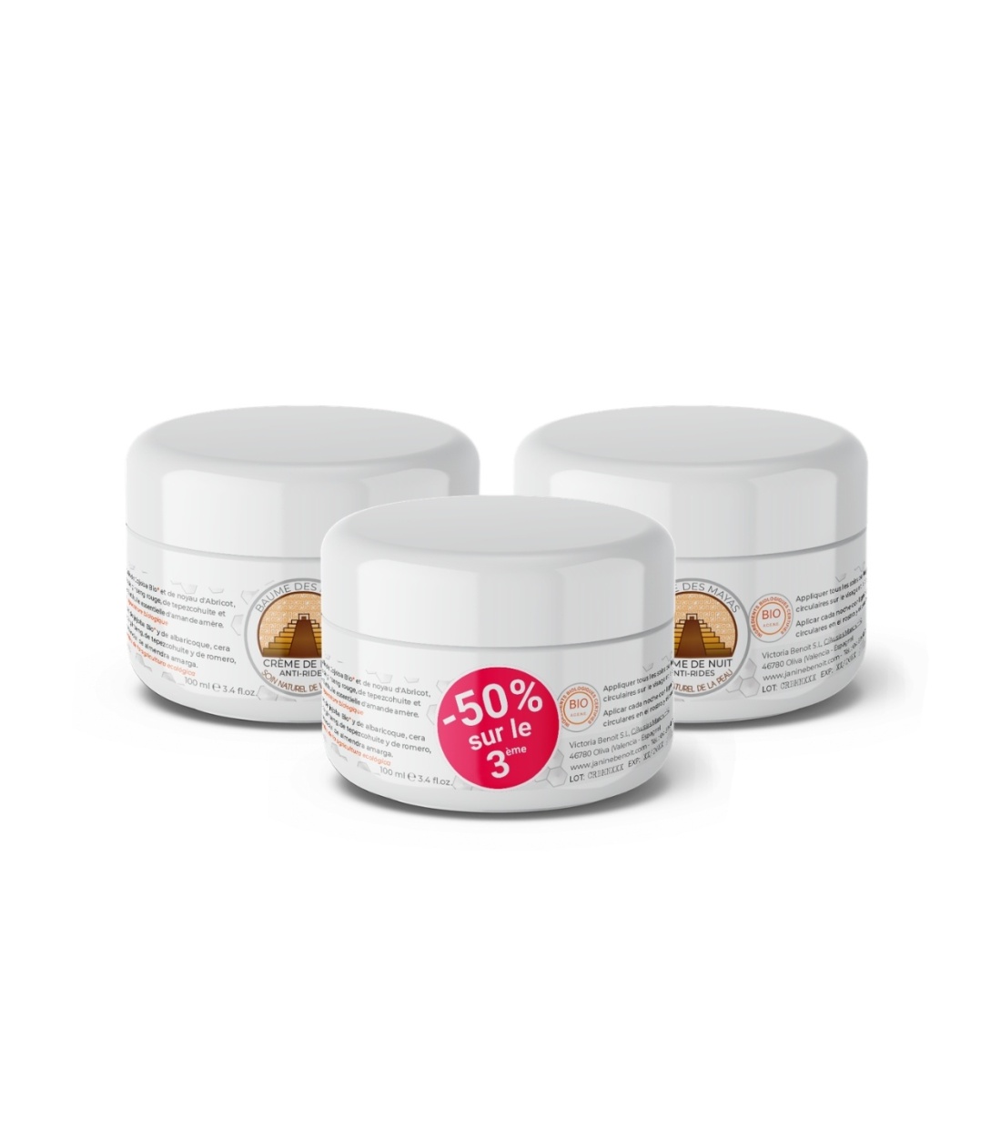 Creme de nuit antirides au Baume des Mayas : Soin du visage.