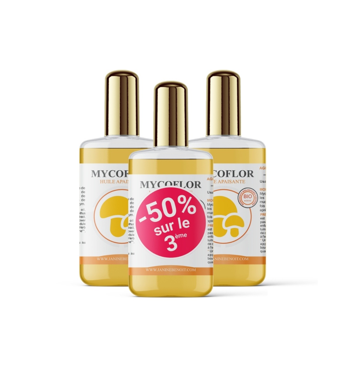 Mycoflor – Huile antifongique naturel - Hydrate la peau