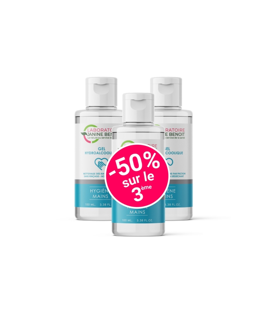 Gel hydroalcoolique - produit nettoyant pour les mains - Phytotherapie